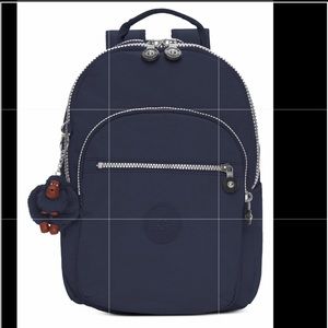 Navy Blue Kipling Backpack